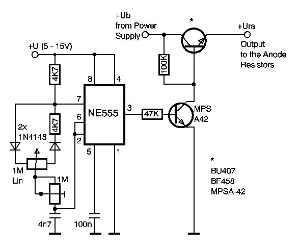 Nixie Dimmer Schematic