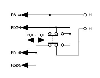 Umschaltung f�r Heizspannung PCL - ECL